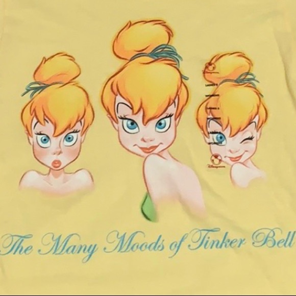Disney “The Many Moods of Tinker Bell” Tee Sz S - Picture 3 of 4